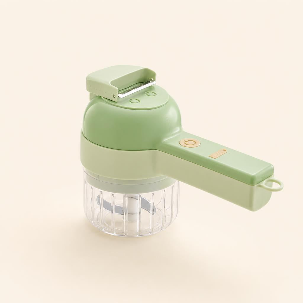 JoyChop 4-in-1 cordless electric chopper in sage green